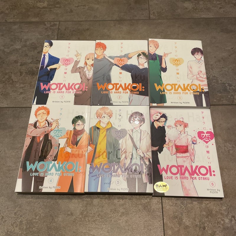 Wotakoi: Love Is Hard For Otaku Volumes 1-6