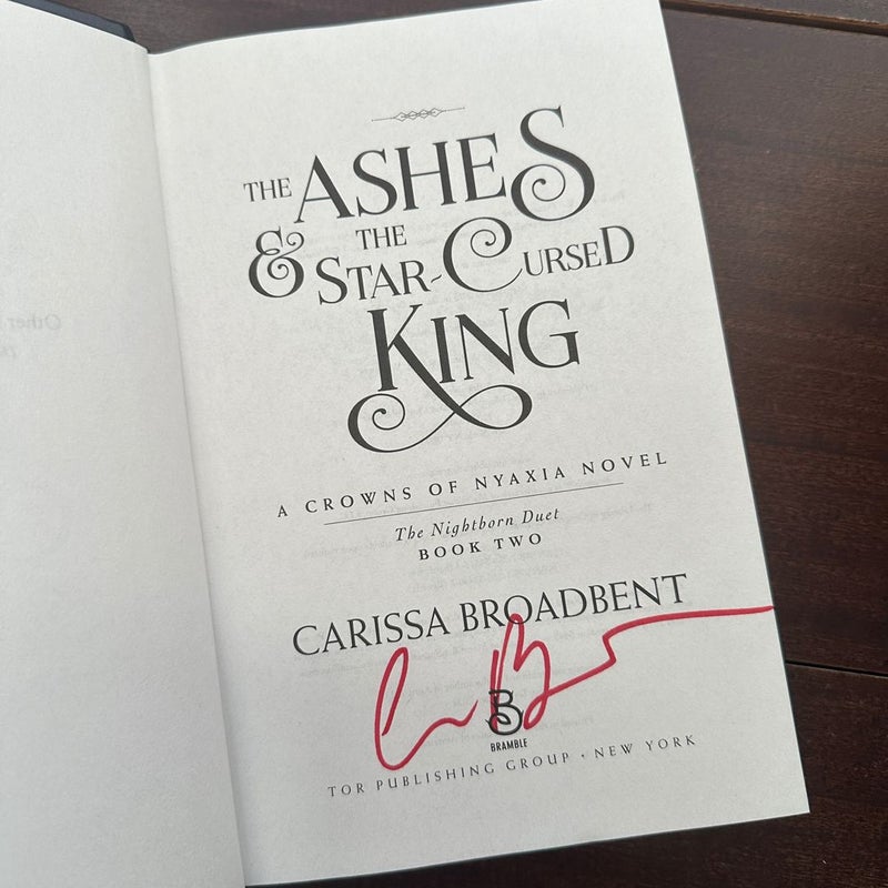 Signed - The Ashes and the Star-Cursed King