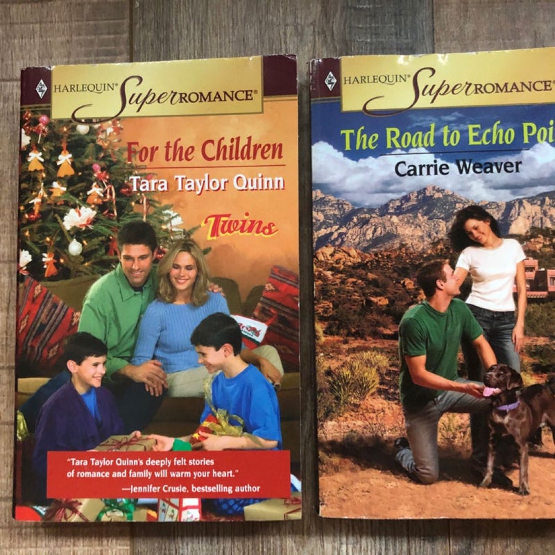 Harlequin SuperRomance Paperback Lot of 2 - Quinn & Weaver