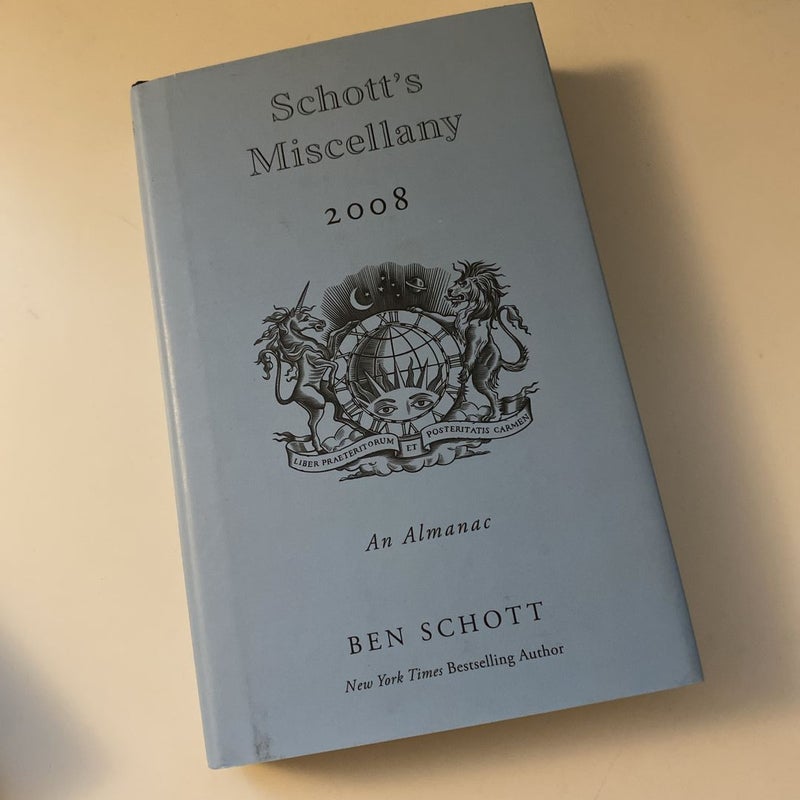 Schott's Miscellany 2008