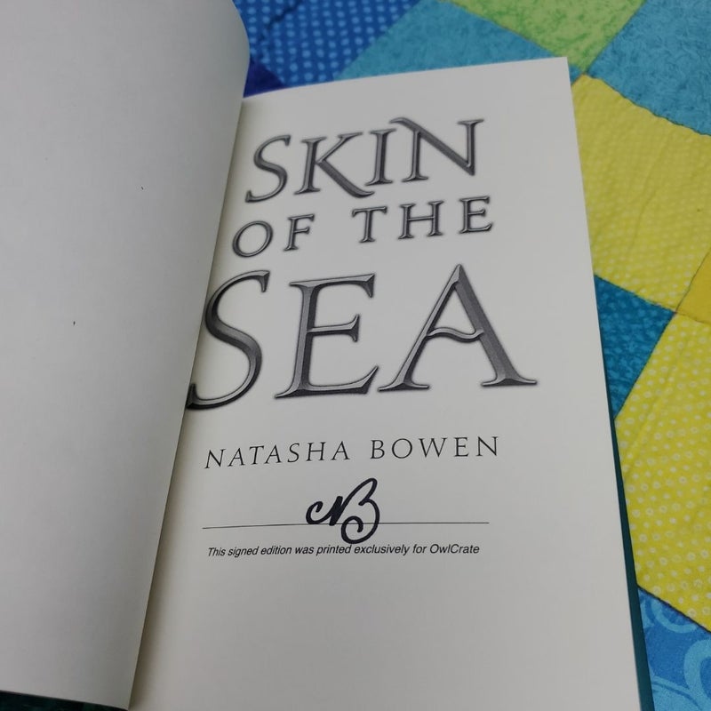 Skin of the Sea - Signed OwlCrate Edition - Dustjacket Misprint