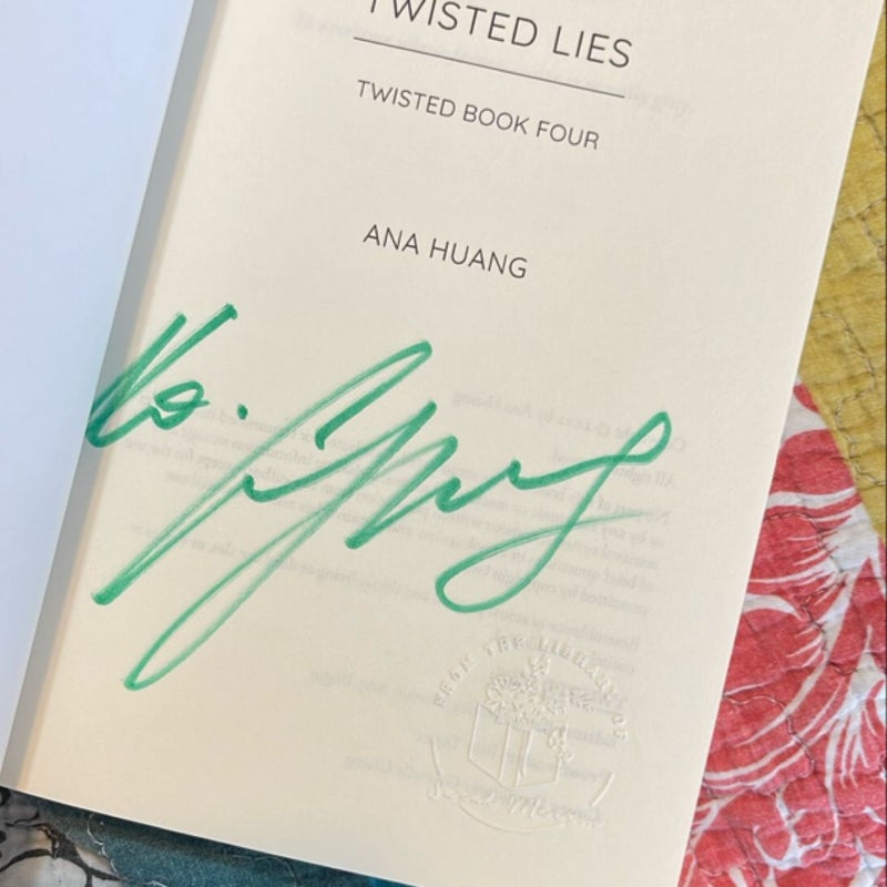 Twisted Lies - Limited Edition SIGNED