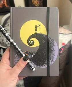 Nightmare Before Christmas Journal with Pen