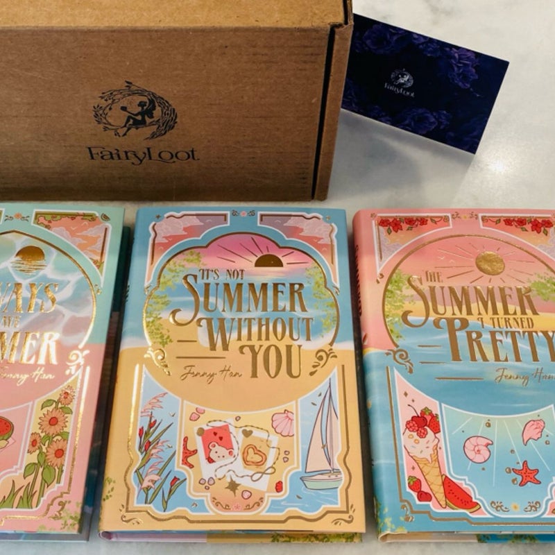 Fairyloot The Summer I Turned Pretty Set SIGNED Jenny Han