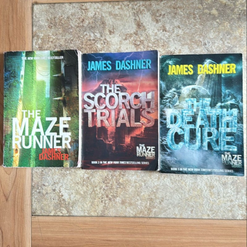 The Maze Runner, The Scorch Trials, The Death Cure