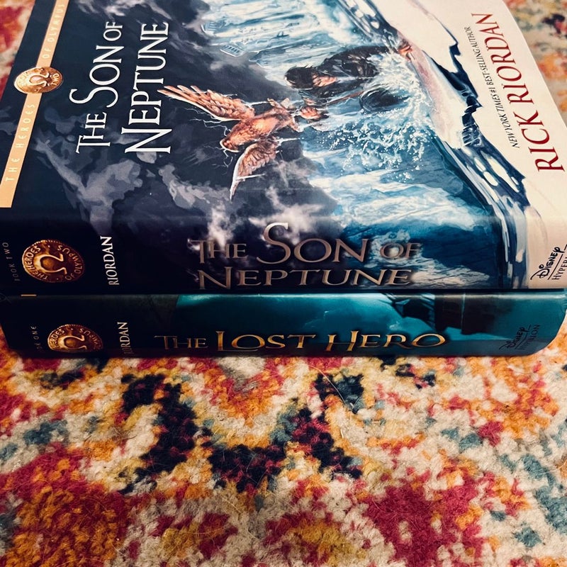 The Heroes of Olympus 1-2 by Rick Riordan - The Lost Hero & The Son Of Neptune