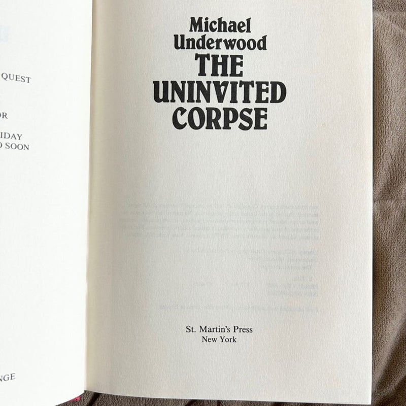 The Uninvited Corpse  3488