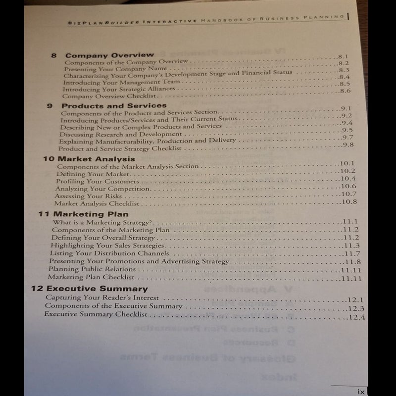 Biz Plan Builder