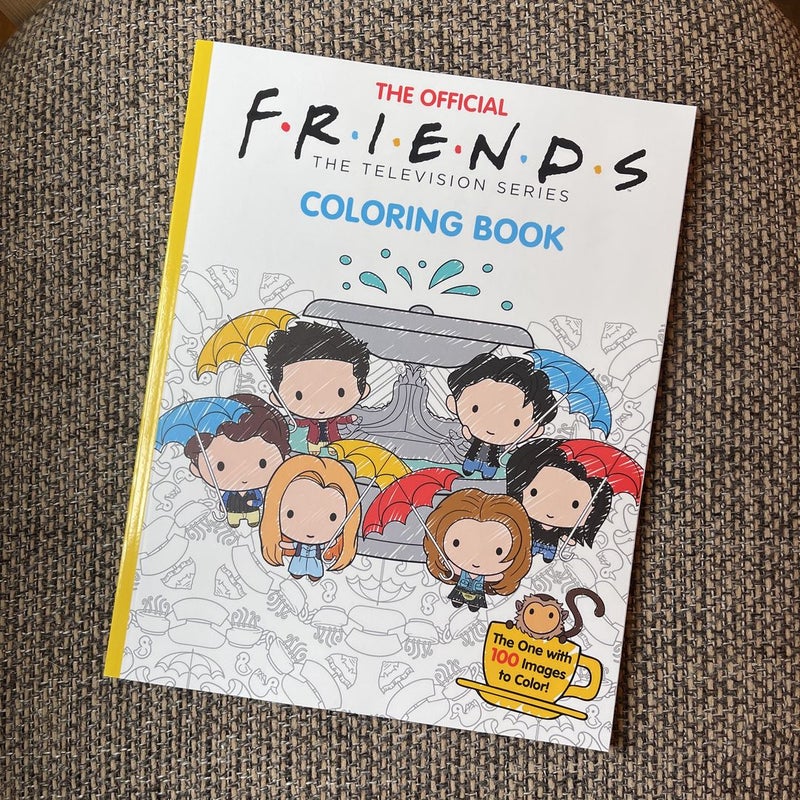 The Official Friends Coloring Book: The One with 100 Images to Color!