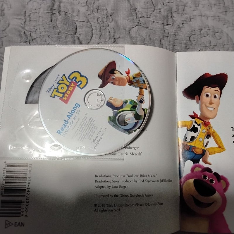 Disney Pixar Toy Story 3 read aloud and cd
