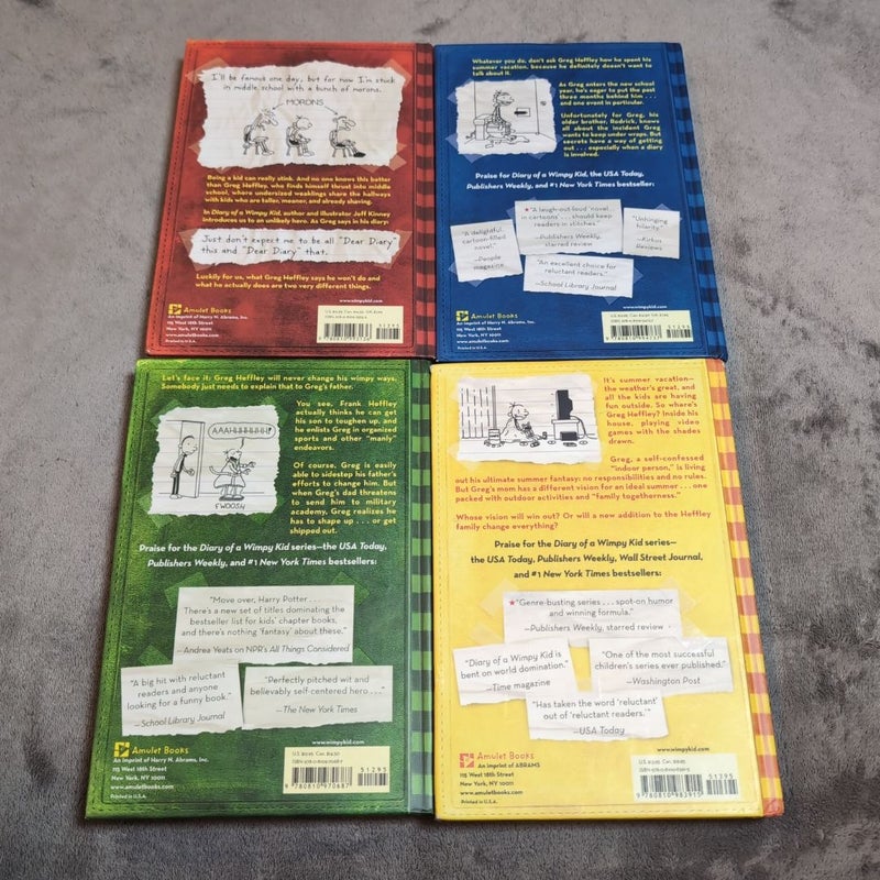 Diary of a Wimpy Kid set (books 1-4)