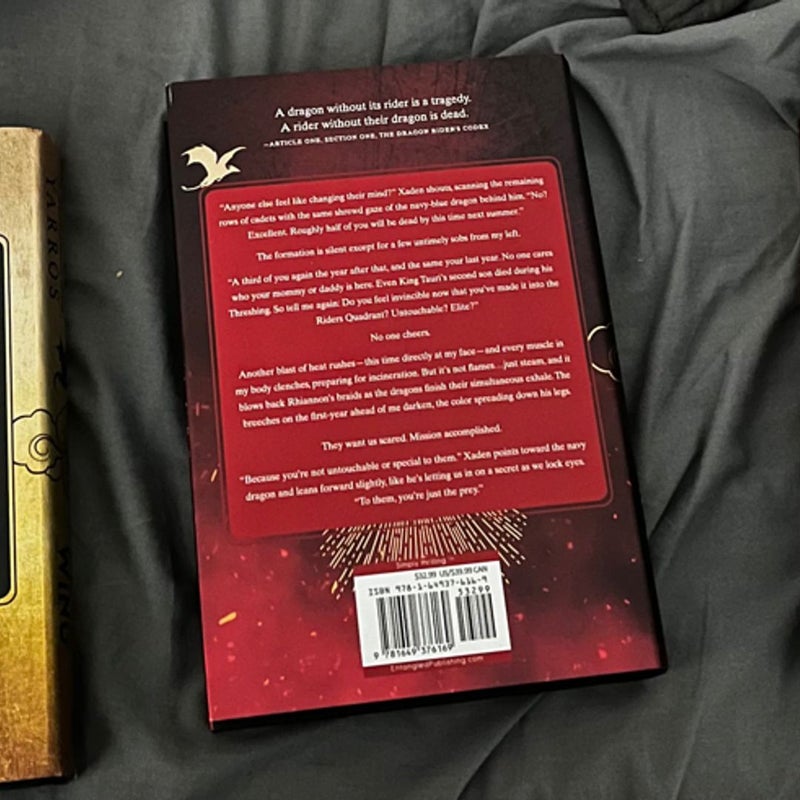 Fourth Wing 3 book bundle