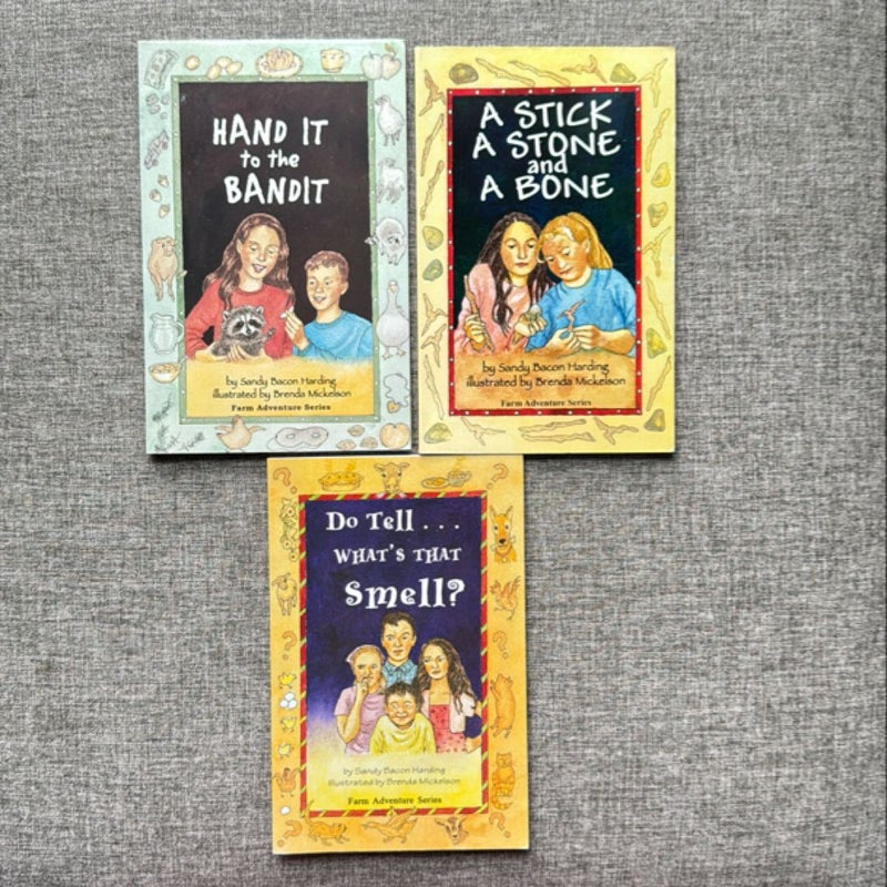 Farm Adventure Series 3 Book Lot