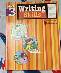 Writing Skills: Grade 3 (Flash Kids Harcourt Family Learning)