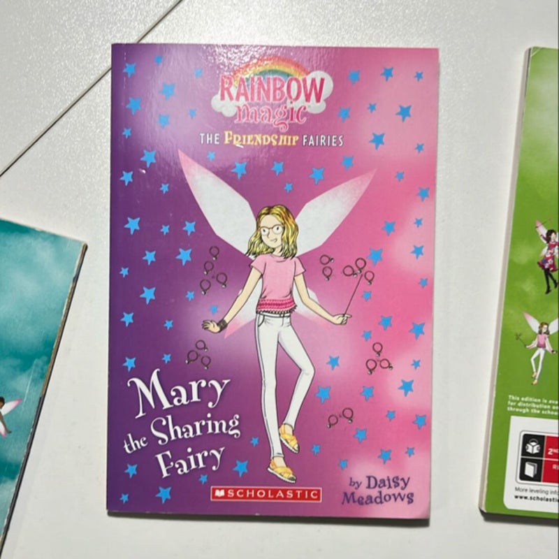 Esther the Kindness Fairy, Claire the Caring Fairy, Mary the Sharing Fairy