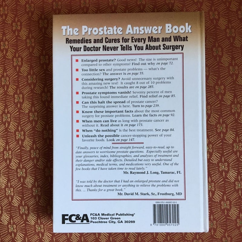 The Prostate Answer Book