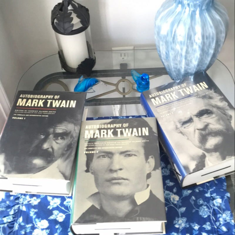 Autobiography of Mark Twain, Volume 1,2 & 3