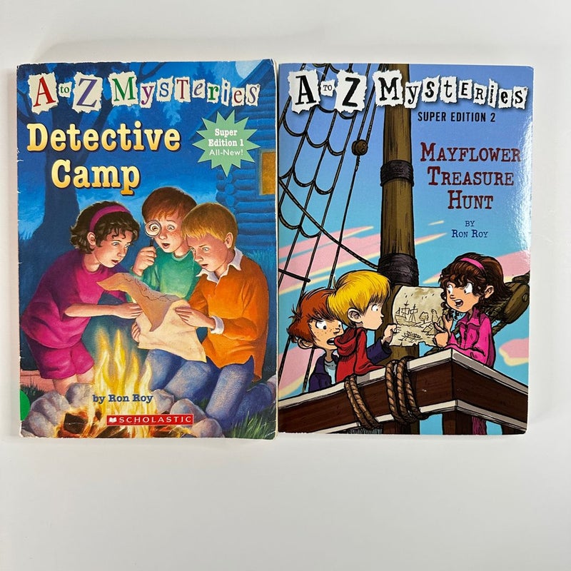 A to Z Mysteries, Super Edition 1 and 2