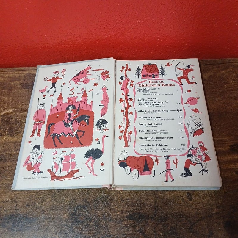 Best In Children's Books, The Adventures Of Pinocchio  1960
