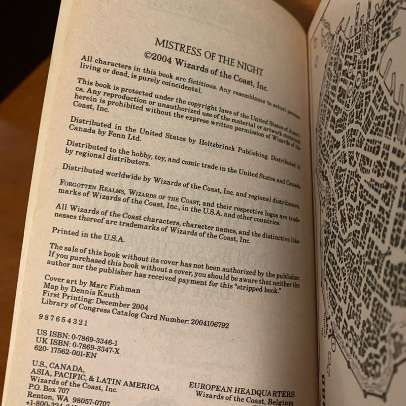 Forgotten Realms: Priests Series: Mistress of the Night, Lady of Poison, All First Edition First Printing