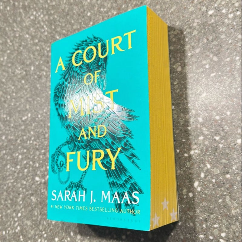 A Court of Mist and Fury sprayed edges 