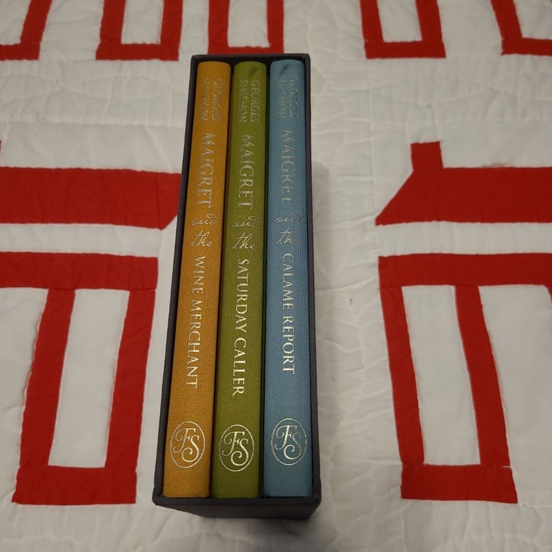 Maigret set one, 3 vol Folio society 2018