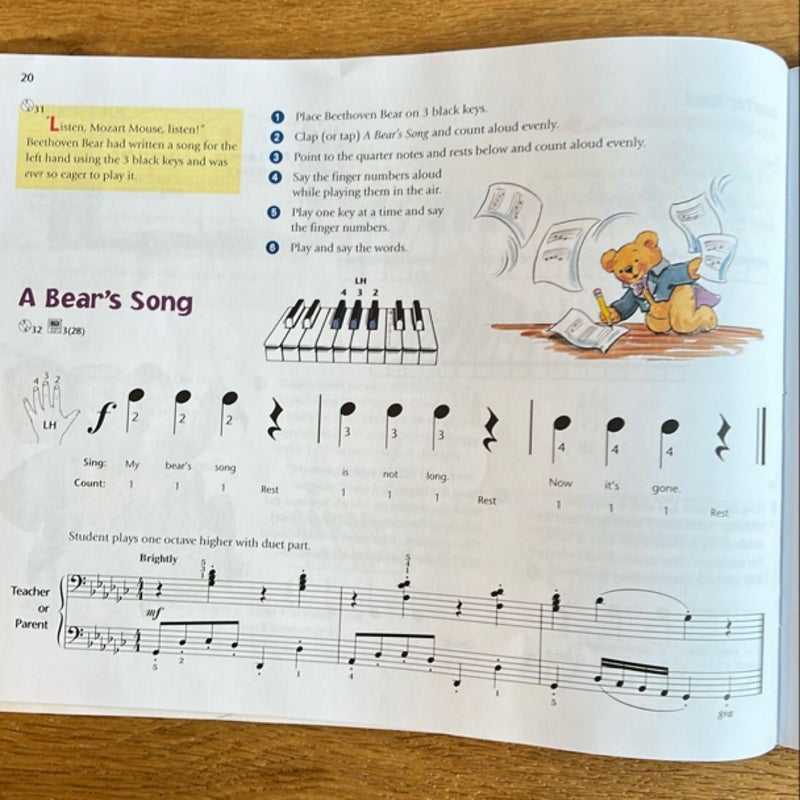 Music for Little Mozarts Music Lesson Book, Bk 1