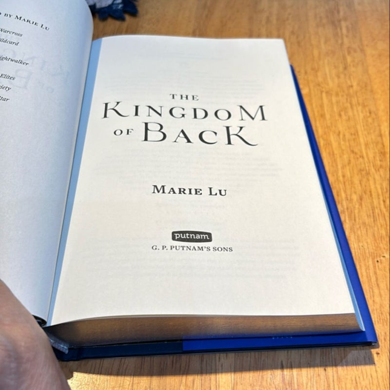 Signed 1st Ed /1st * The Kingdom of Back