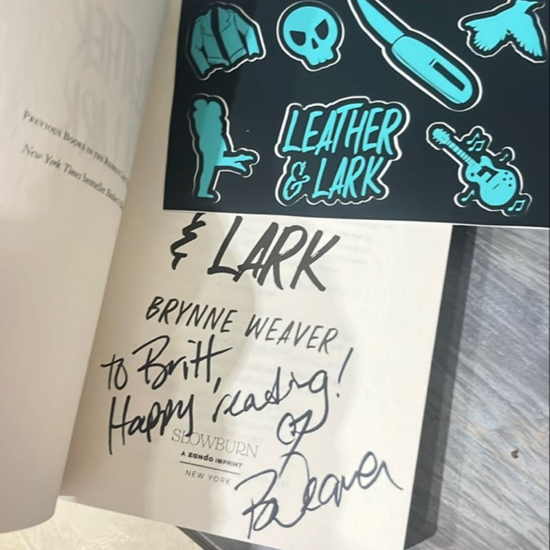 Signed - Leather and Lark