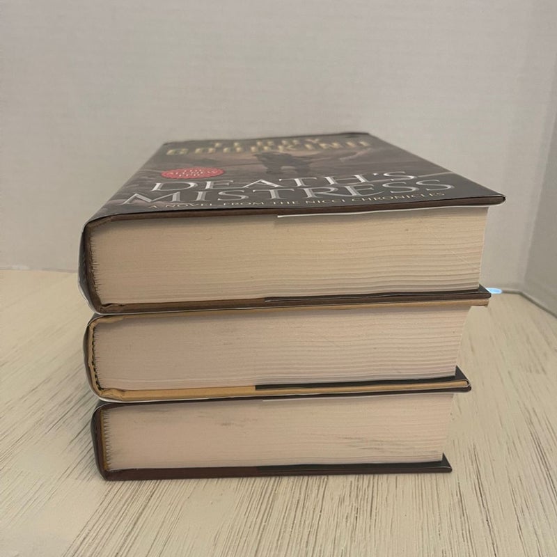 Terry Goodkind Sister of Darkness Nicci Chronicles #1-3 Hardcover