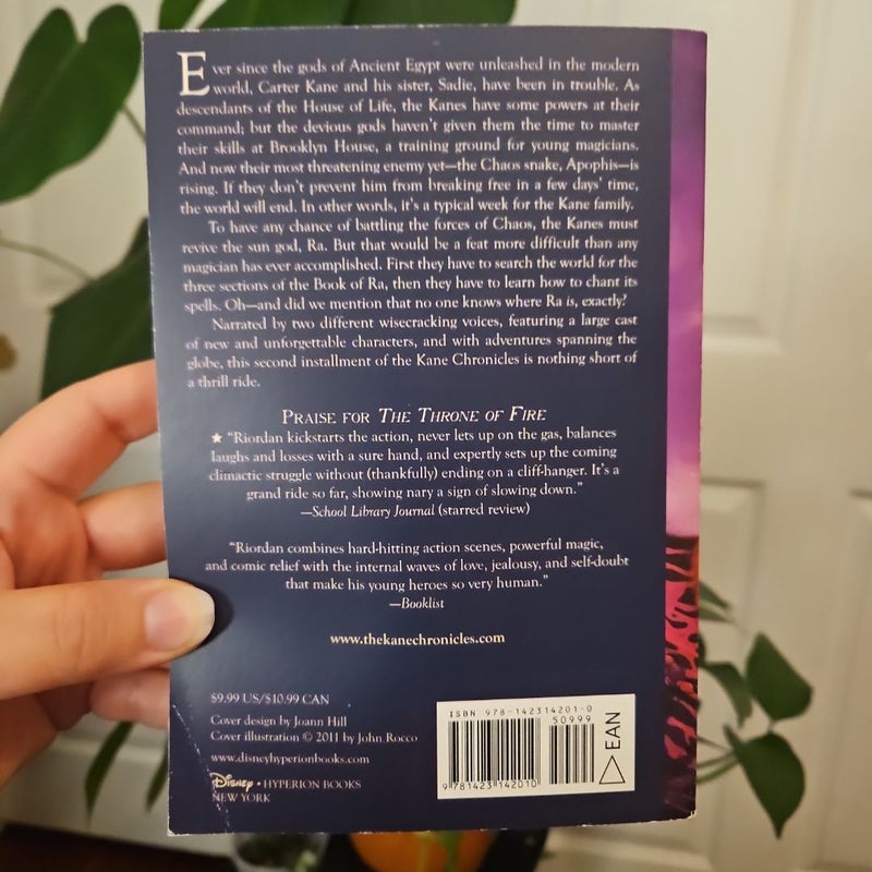 Kane Chronicles, the, Book Two the Throne of Fire