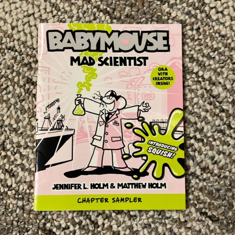 2 Books in 1– Double-Sides   Squish #1: Super Amoeba  AND Babymouse Mad Scientist 