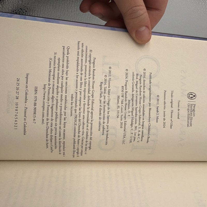 Throne of Glass OPP Covers Box Set *Spanish*