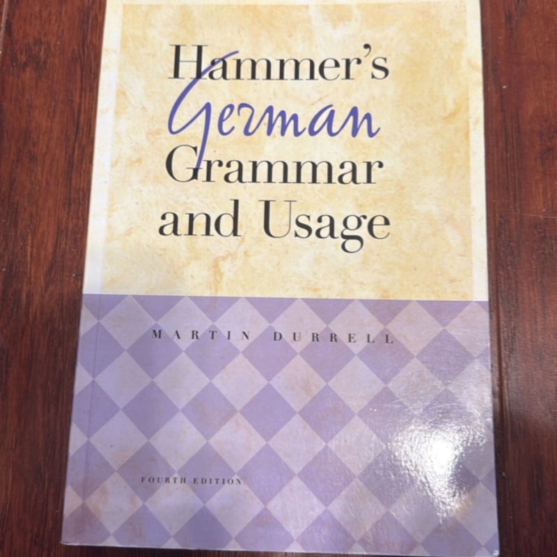hammer’s German grammar and Usage