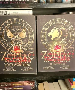 OOP Matte covers Zodiac Academy: The Awakening & Ruthless Fae