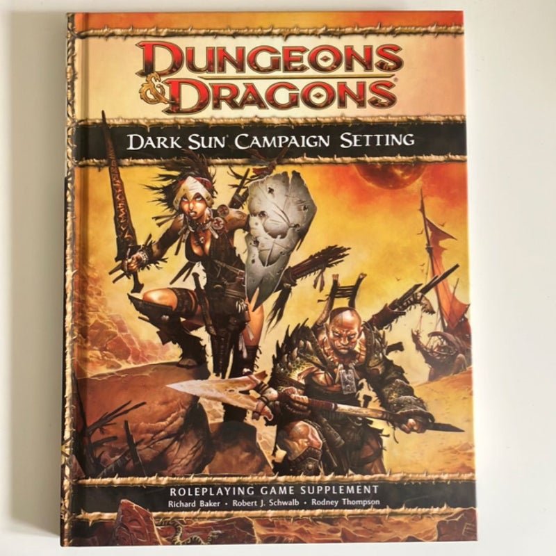 Dark Sun Campaign Setting