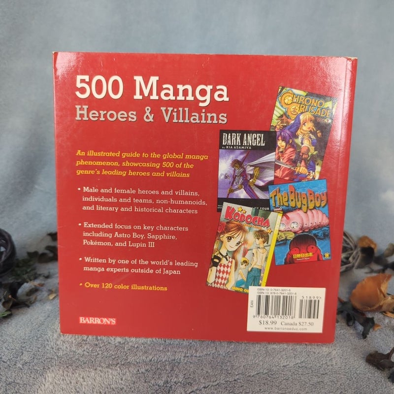 500 Manga Heroes and Villains