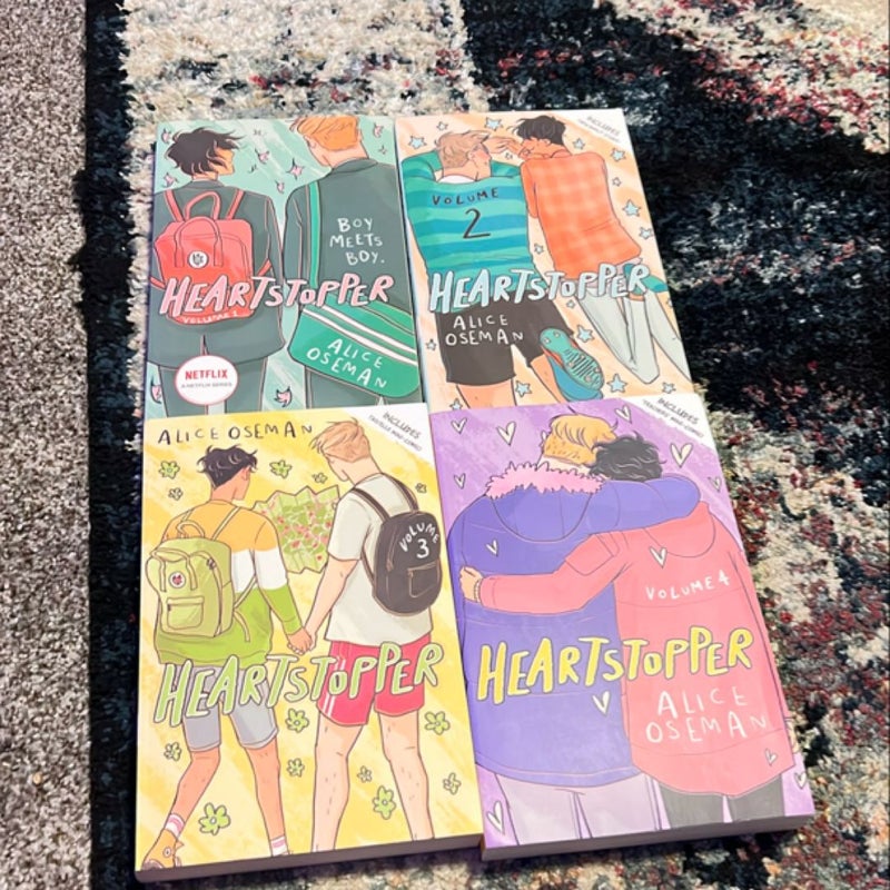 Heartstopper #1-4 Box Set