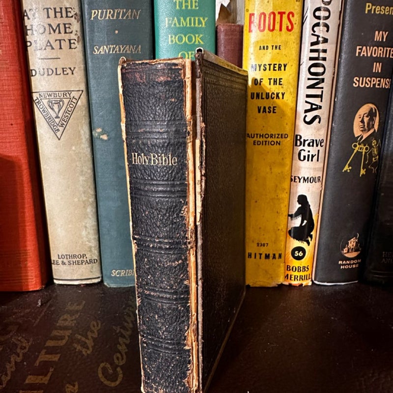 Holy bible 1804 Antique Clasp Hard Cover Book