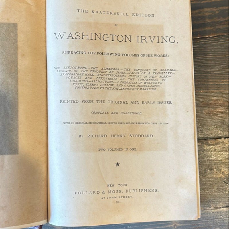 Collected Works of Washington Irving