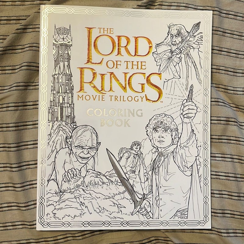 The Lord of the Rings Movie Trilogy Coloring Book by Warner Brothers ...