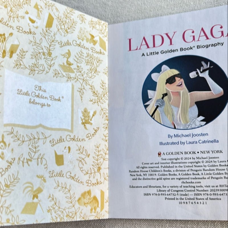 Lady Gaga: a Little Golden Book Biography