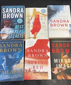 6 Sandra Brown Paperback bundle