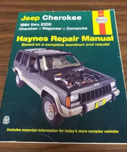 Jeep Cherokee 1984 thru 2000 Haynes Repair Manual 