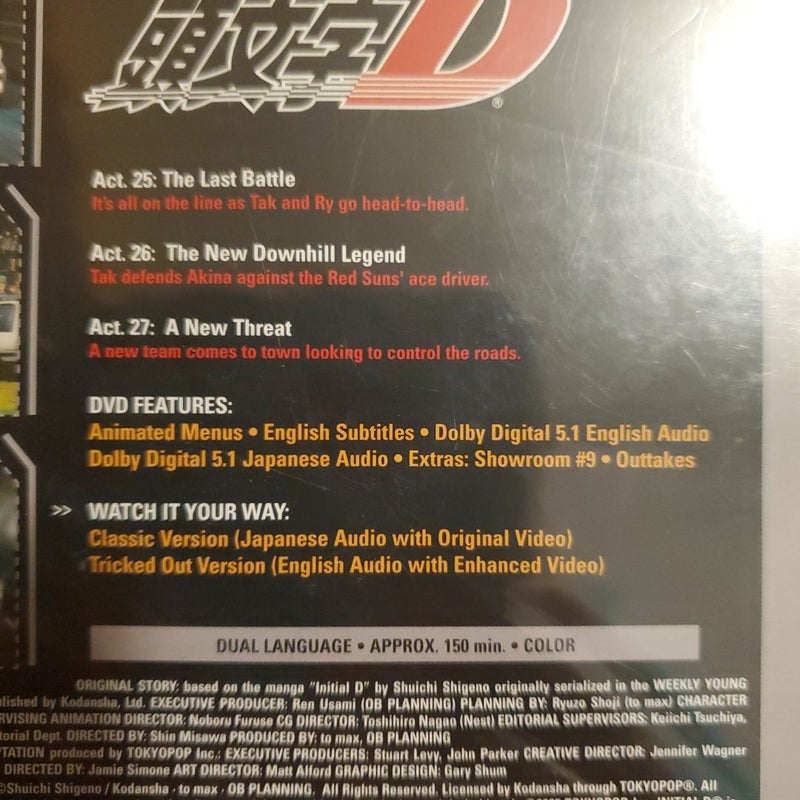 DVD Initial D - Battle 9 - Akina's Superstar Challenge