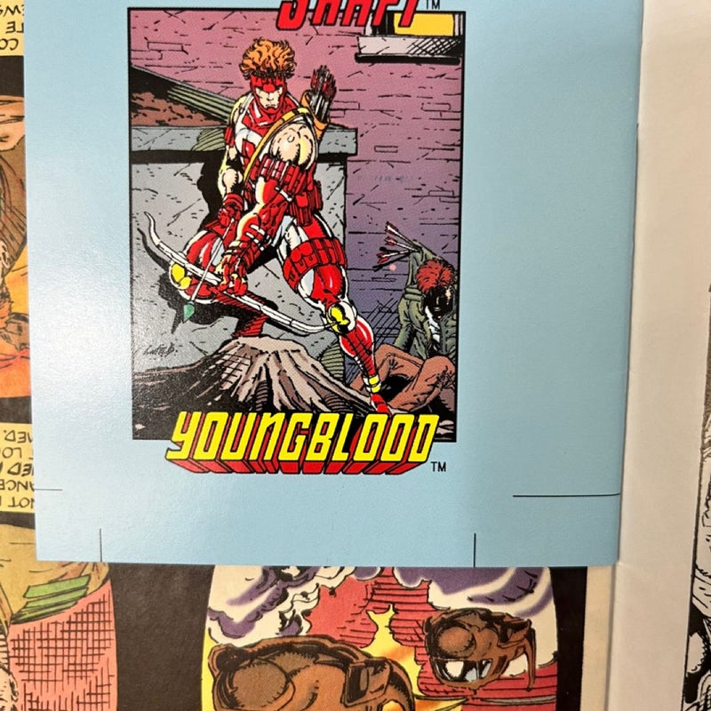 Youngblood #1 (Flip Cover) – Image Comics | 1st Ever Image Comic | 1992 | Includes Shaft & Vogue Cards