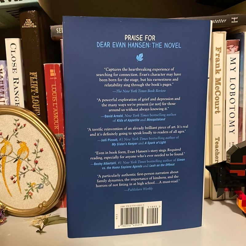 Dear Evan Hansen Hardcover Novel