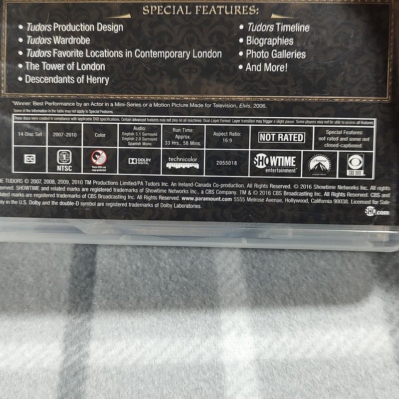 The Tudors the complete series dvd set