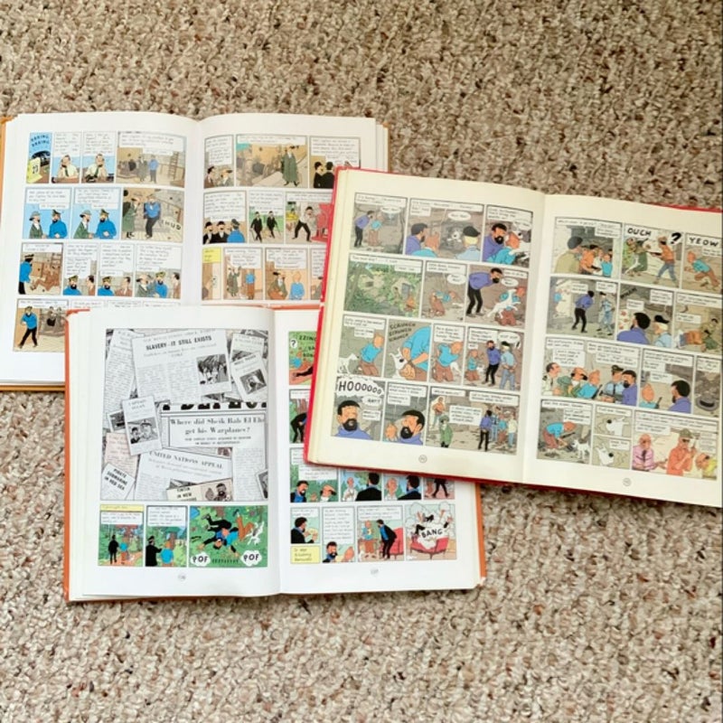 The Adventures of Tintin: Volume 4, 6, & 7