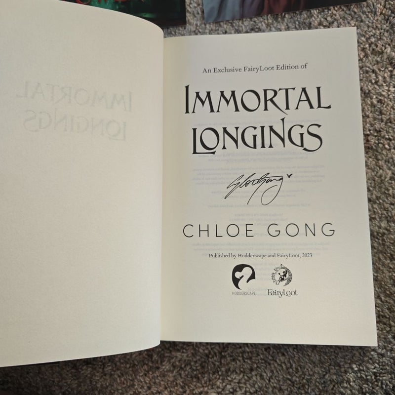 Immortal Longings (Fairyloot Signed)